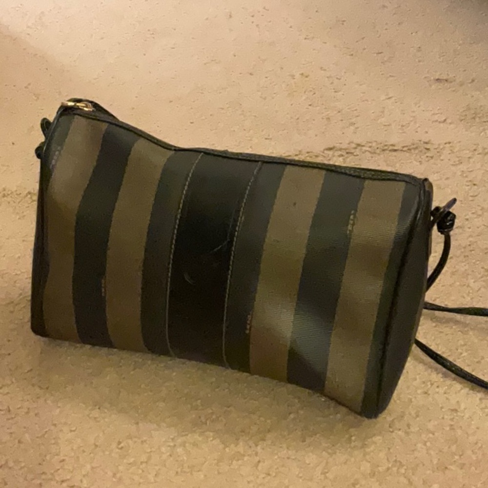 Striped Black Womans Authentic Fendi